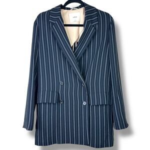 WILFRED x ARITZIA NWOT Cherrelle Pinstripe Double Breasted Blazer Jacket Small